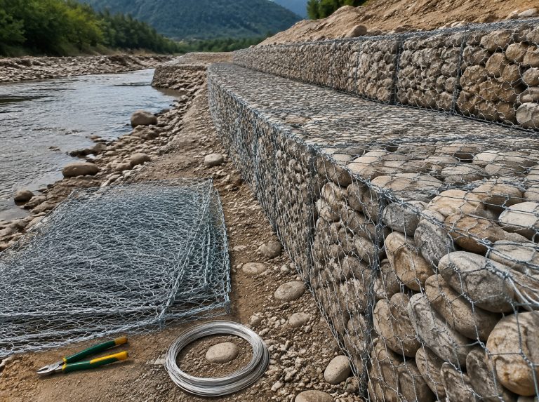 贡觉县河道边坡石笼网